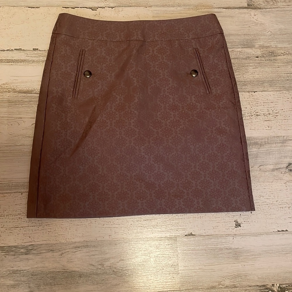 Loft A Line Lined Skirt